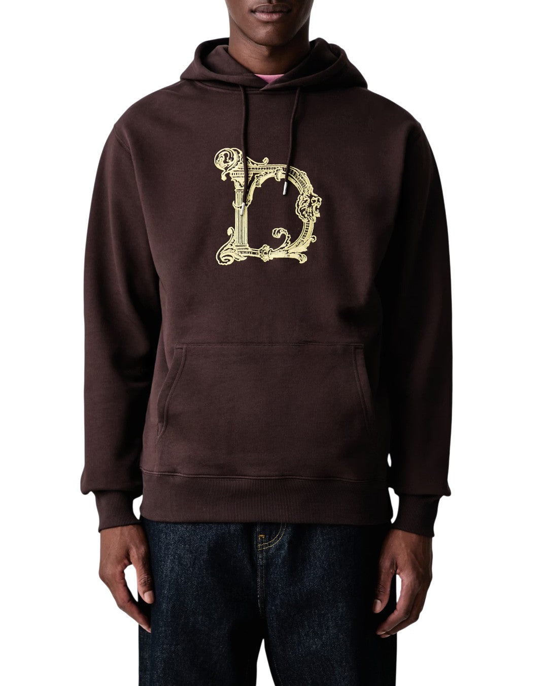 Column D Hoodie Brown