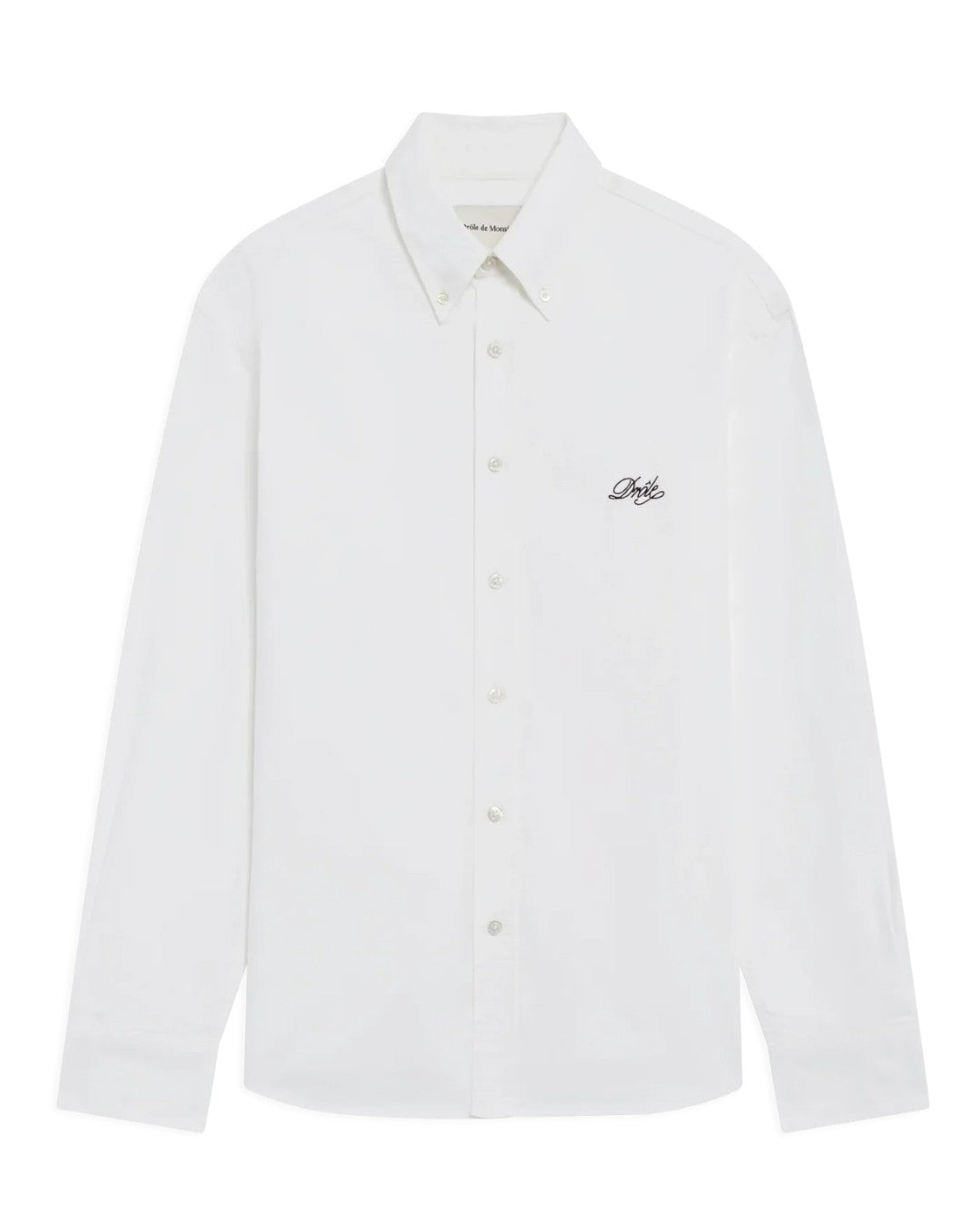 Plain Boxy Shirt White