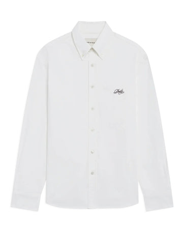 Plain Boxy Shirt White