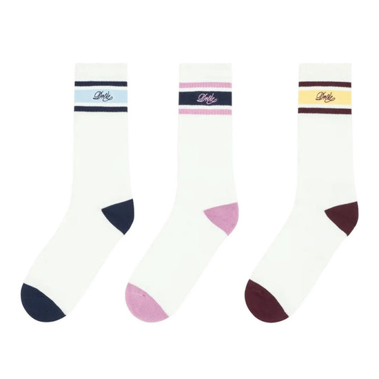 Dr�le Striped 3 Pack Socks Multicolor