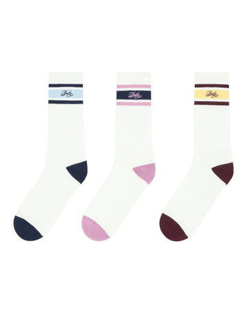 Dr�le Striped 3 Pack Socks Multicolor