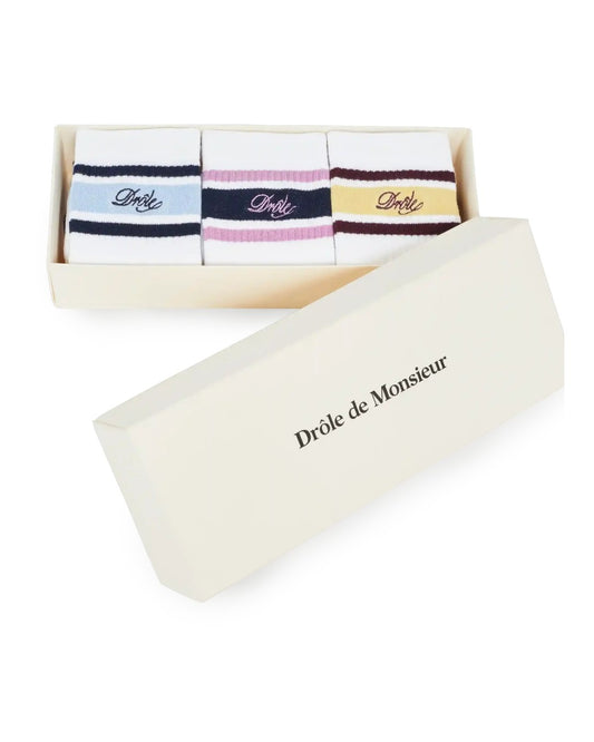 Dr�le Striped 3 Pack Socks Multicolor