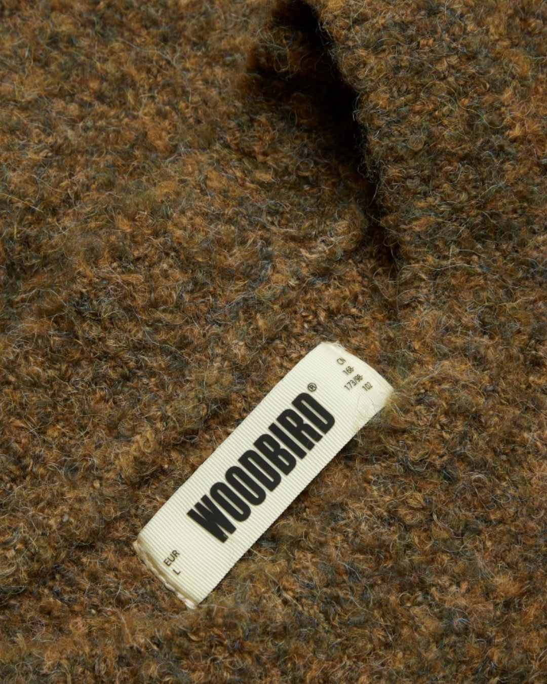 WBKurt Wool Blend Loop Crewneck Pullover Dark Olive