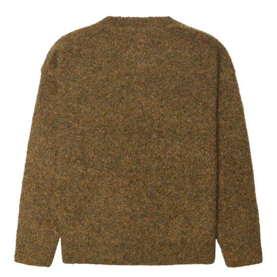 WBKurt Wool Blend Loop Crewneck Pullover Dark Olive