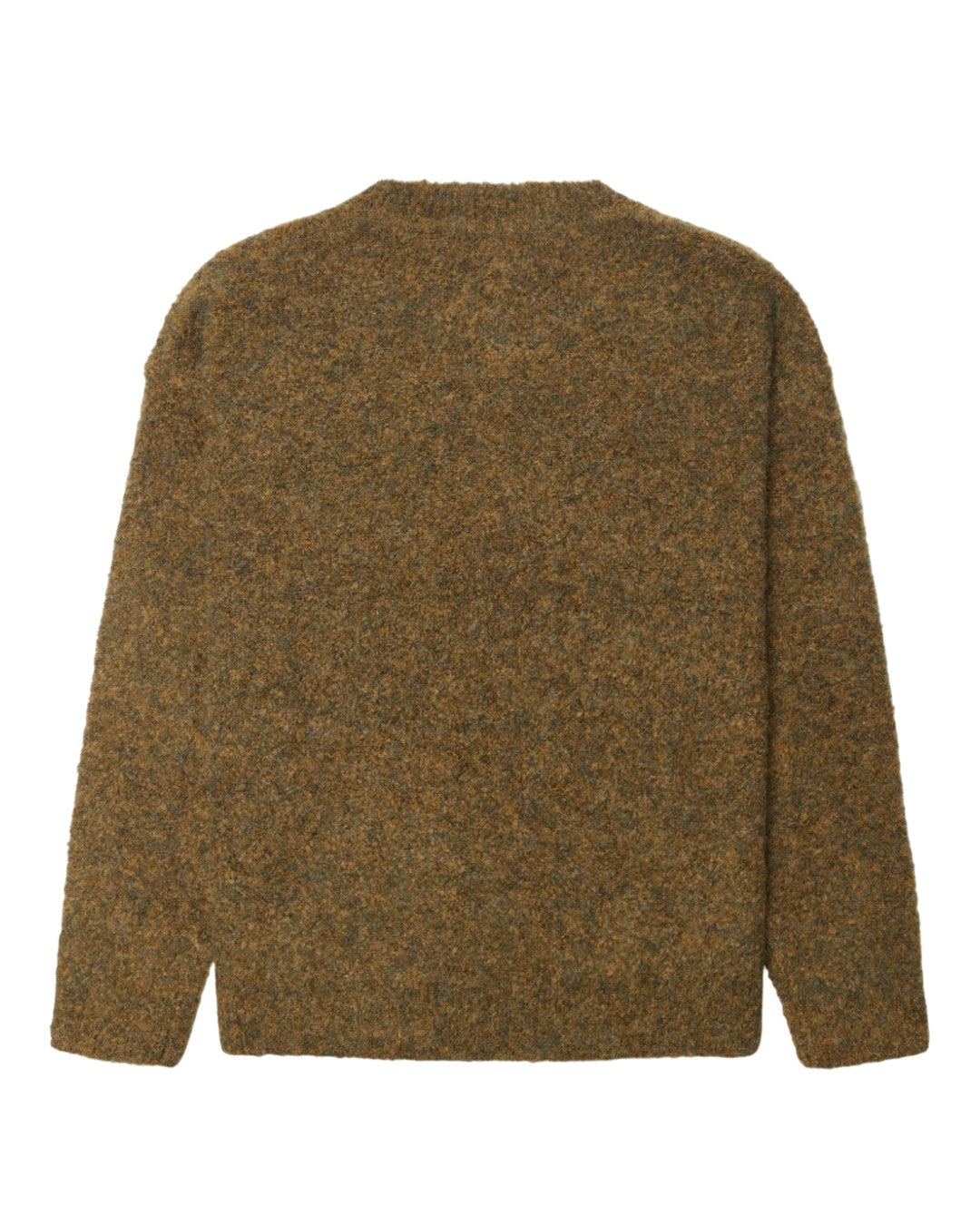 WBKurt Wool Blend Loop Crewneck Pullover Dark Olive