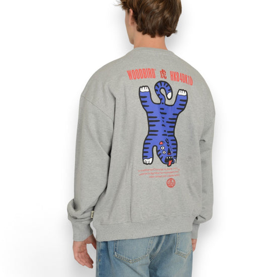 WBDuke Tiger Crew Sweater Grey Melange