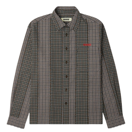 WBBuzo Woma Check Shirt Brown Green