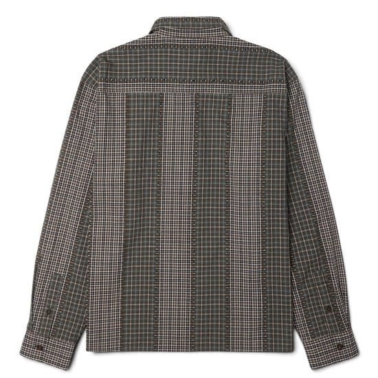 WBBuzo Woma Check Shirt Brown Green