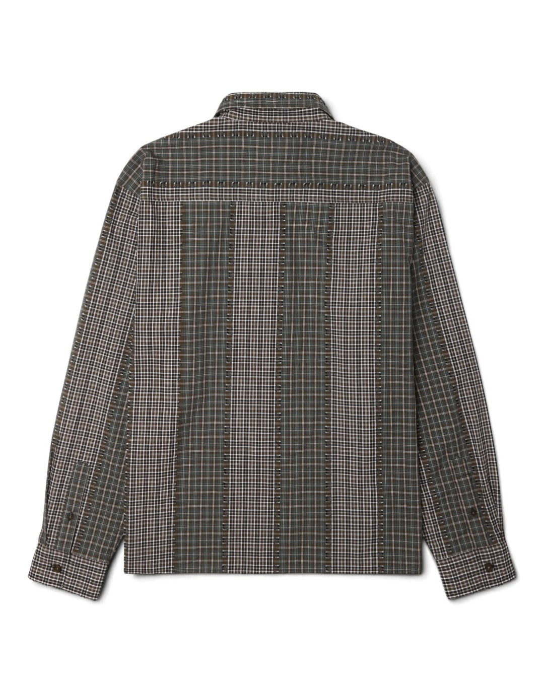 WBBuzo Woma Check Shirt Brown Green