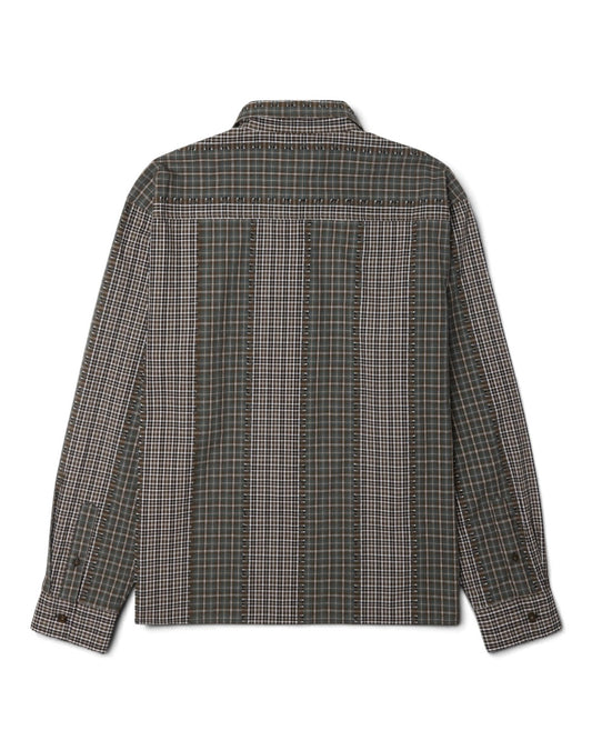 WBBuzo Woma Check Shirt Brown Green