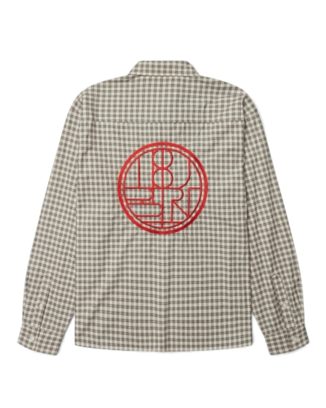 WBBuzo Embroidered Check Shirt Off White