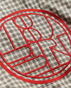 WBBuzo Embroidered Check Shirt Off White