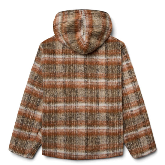 WBSheng Zip Hoodie Jacket Burnt Red Sand