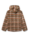 WBSheng Zip Hoodie Jacket Burnt Red Sand