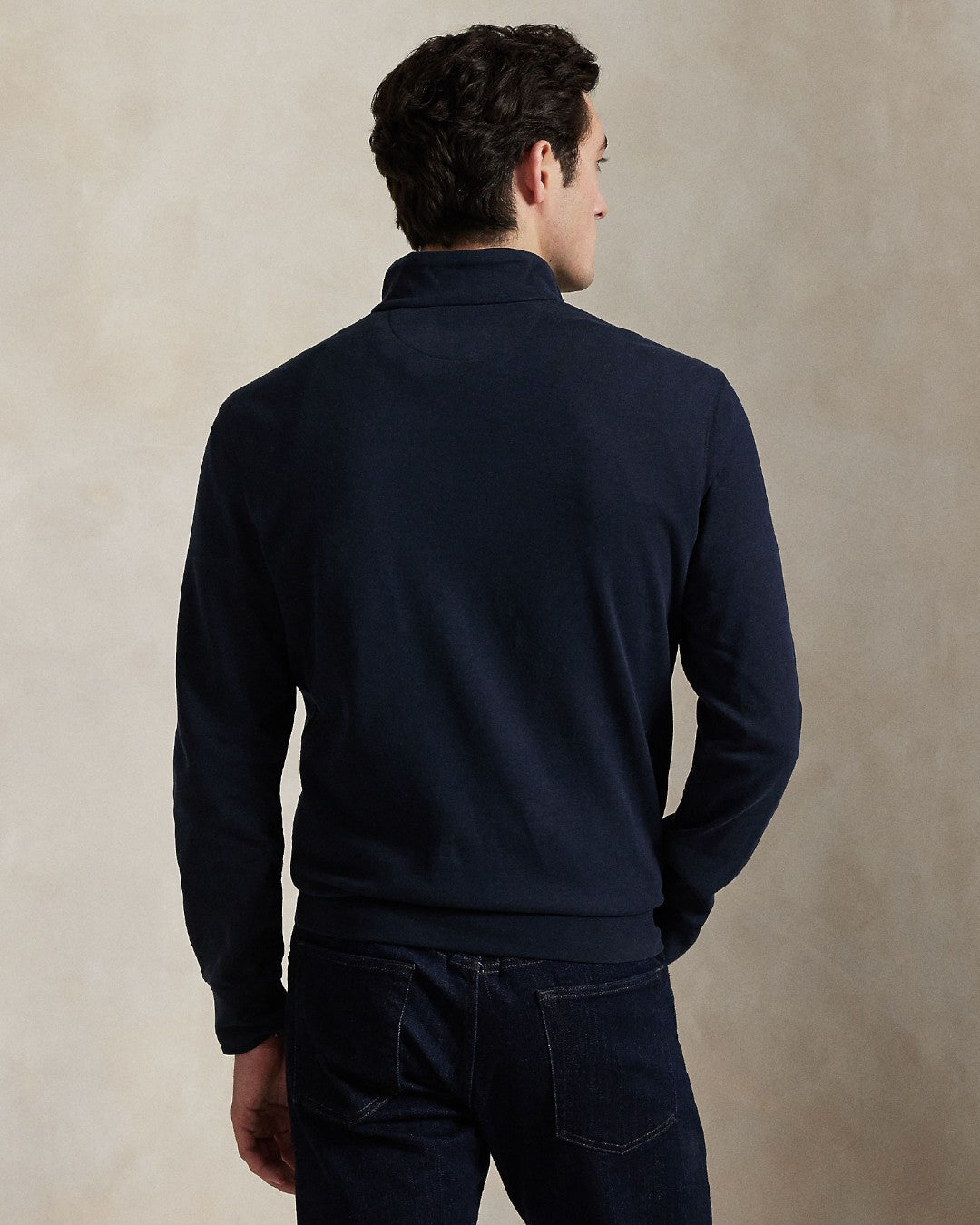 Double Knit Jersey Shirt Aviator Navy