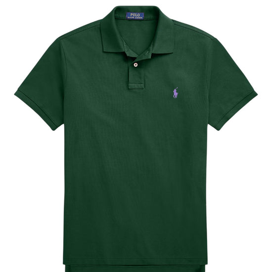 Mesh SS Polo New Forest White