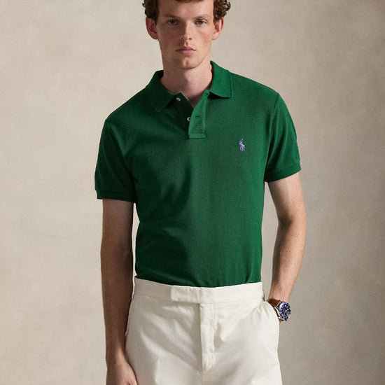 Mesh SS Polo New Forest White