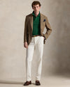 Mesh SS Polo New Forest White
