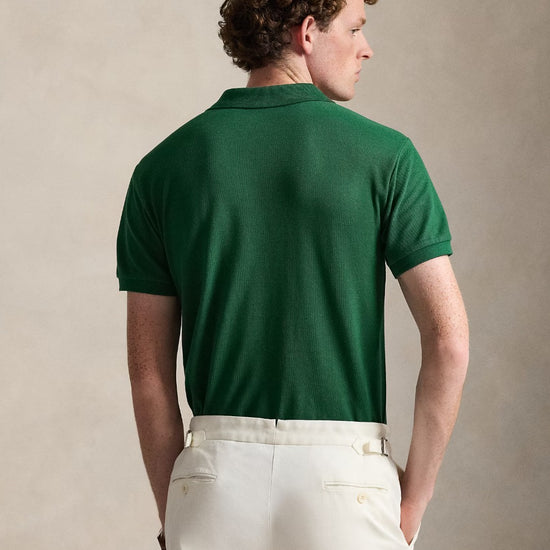 Mesh SS Polo New Forest White
