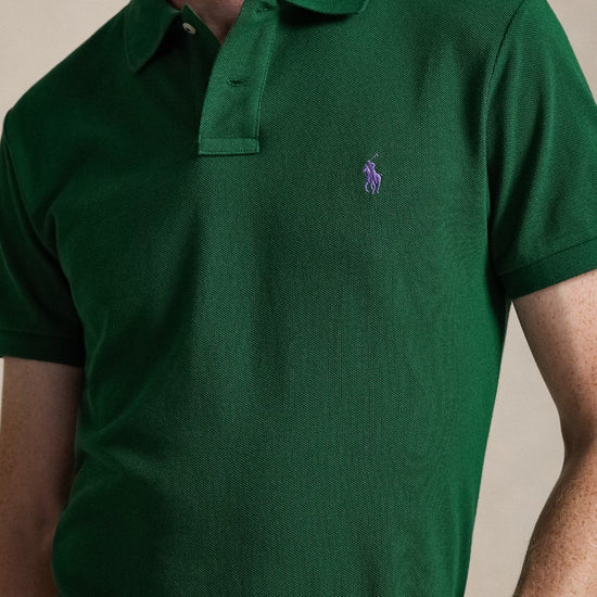 Mesh SS Polo New Forest White
