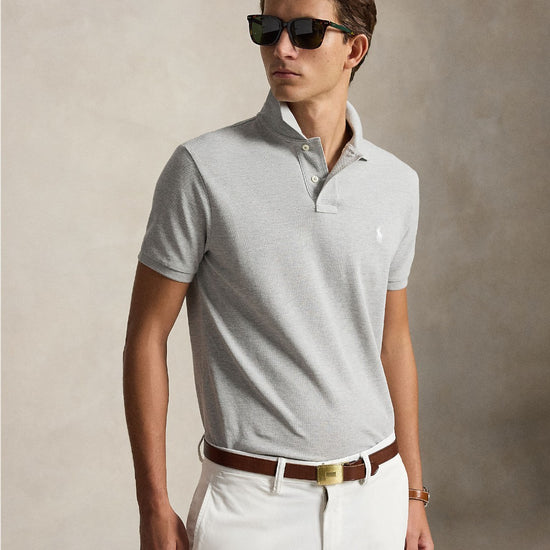 Mesh SS Polo Spring Heather