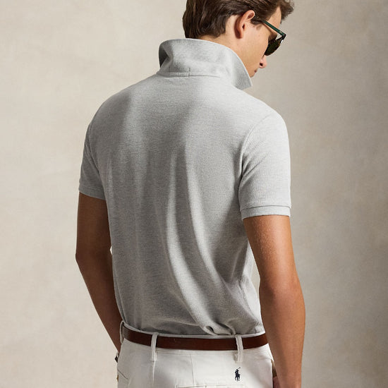 Mesh SS Polo Spring Heather