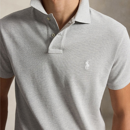 Mesh SS Polo Spring Heather