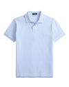 Mesh SS Polo Pebble Blue