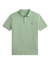 Stretch Mesh  SS Polo Light Green