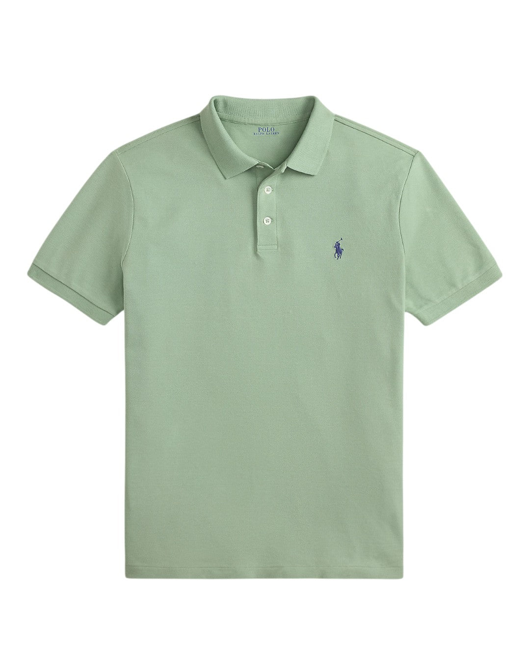 Stretch Mesh  SS Polo Light Green
