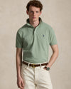 Stretch Mesh  SS Polo Light Green