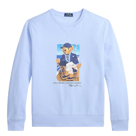 Seasonal Fleece Newport Bear Sweater Office Blue