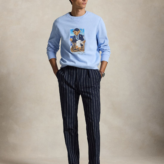 Seasonal Fleece Newport Bear Sweater Office Blue