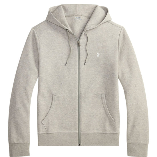 Double Knit Full Zip Hoodie Dark Sport Heather