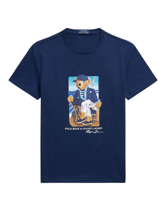 Jersey Newport Bear T-shirt Navy