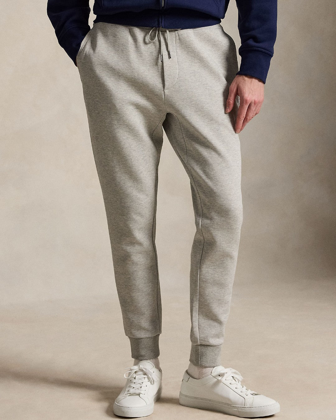 Double Knit Cotton Jogger Pants Dark Sport Heather
