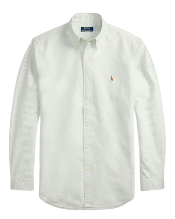 Classic Oxford Sport Shirt Faded Mint White