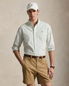 Classic Oxford Sport Shirt Faded Mint White