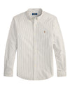 Classic Oxford Sport Shirt Nutmeg Brown White
