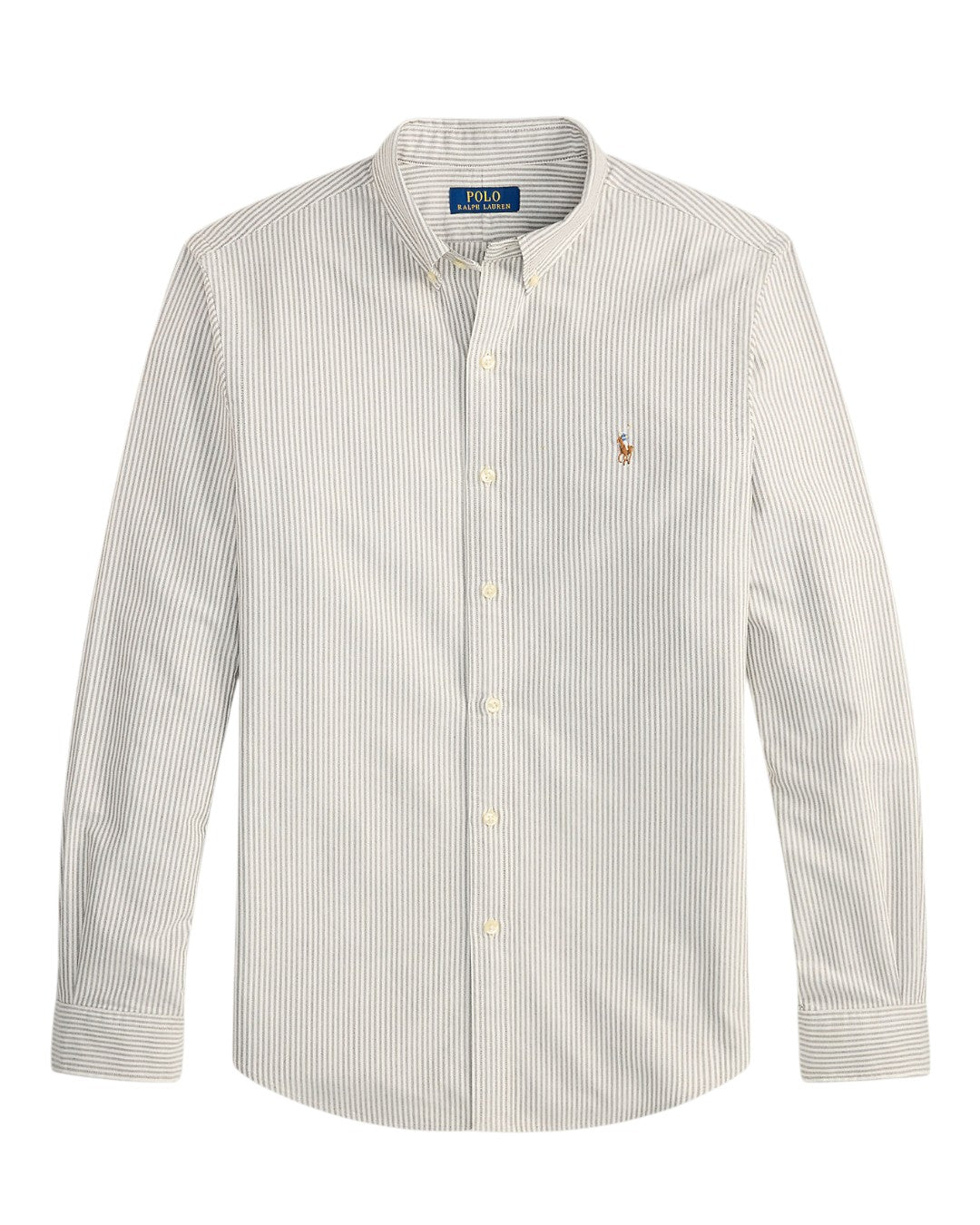 Classic Oxford Sport Shirt Nutmeg Brown White