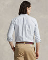 Classic Oxford Sport Shirt Blue White Stripe