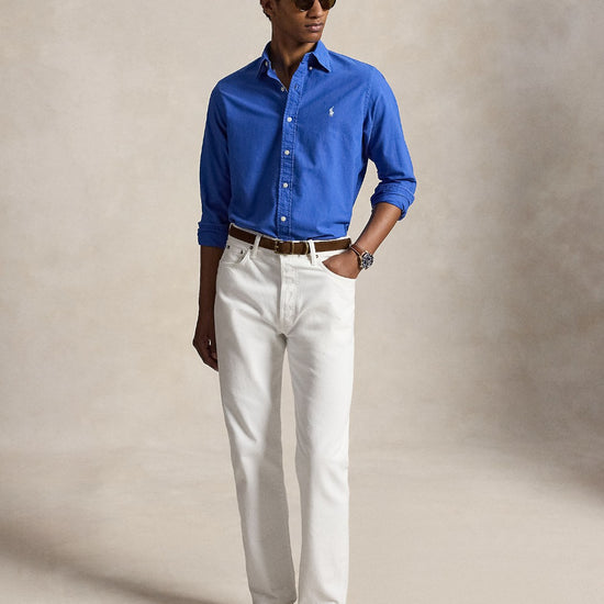 Classic Oxford Sport Shirt New Iris Blue