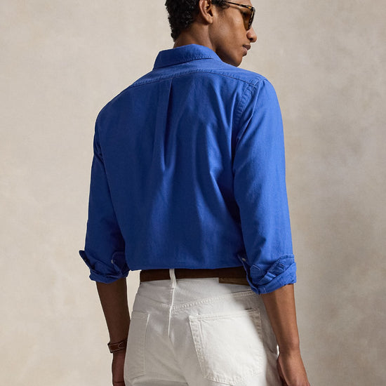 Classic Oxford Sport Shirt New Iris Blue