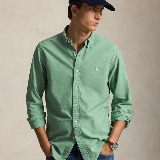 Classic Oxford Sport Shirt Faded Mint