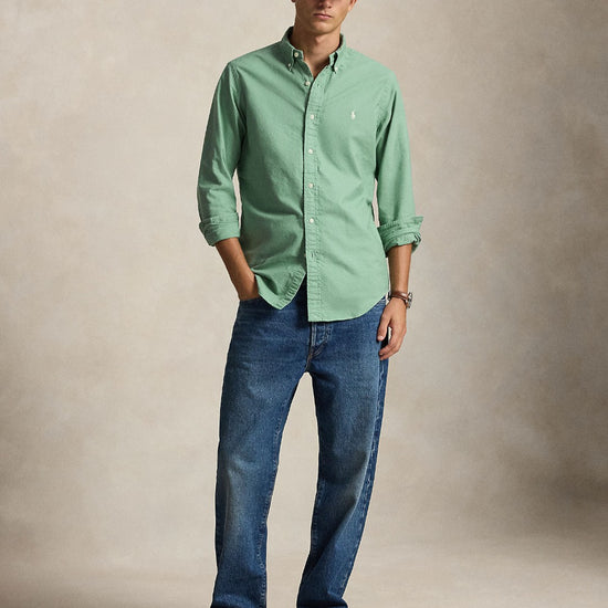 Classic Oxford Sport Shirt Faded Mint