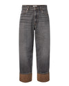 Rawdy A Relaxed Fit Tapered Denim Brown