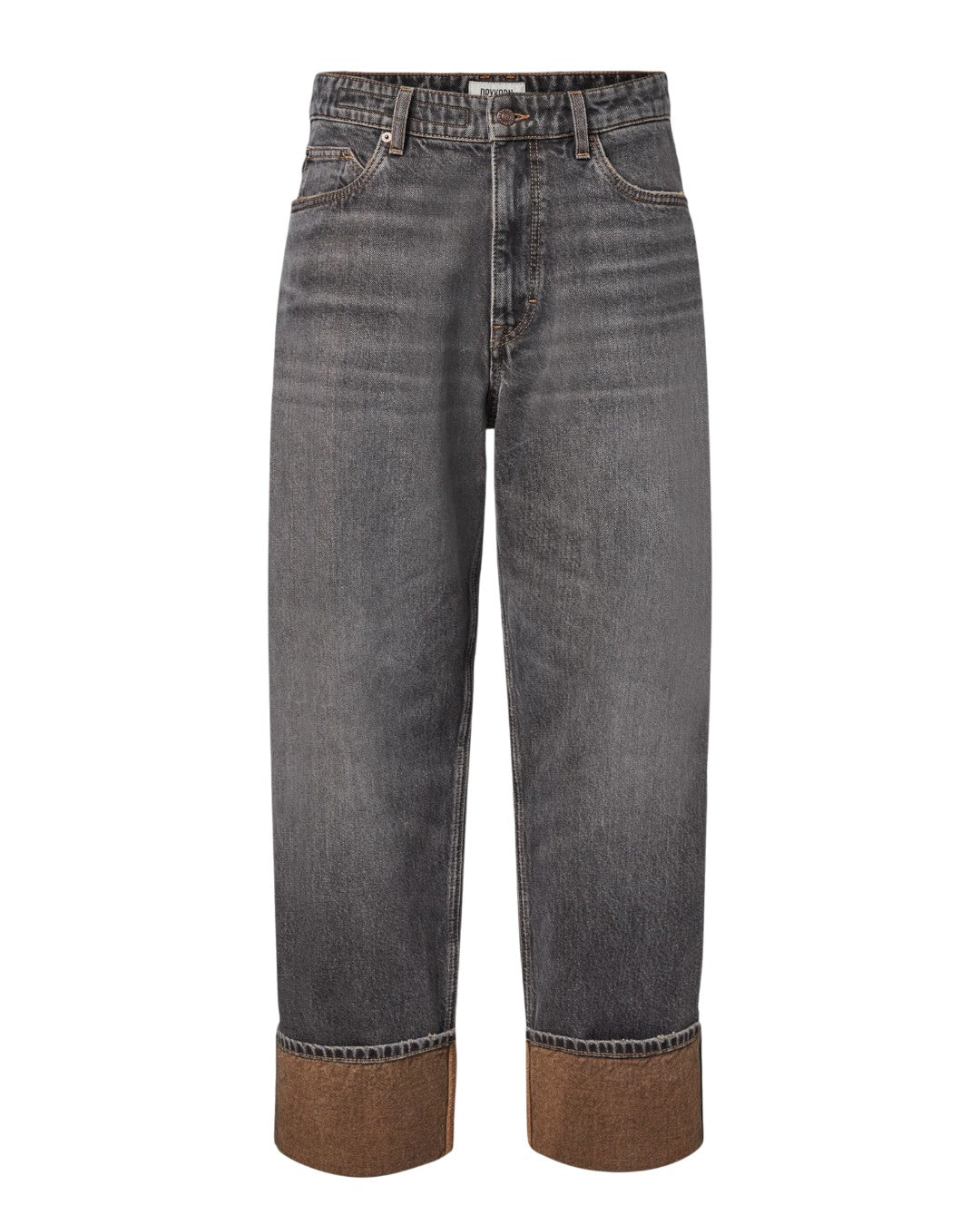 Rawdy A Relaxed Fit Tapered Denim Brown
