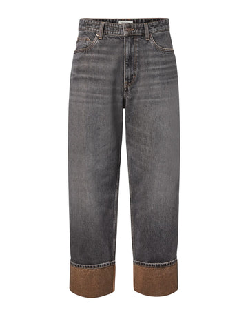 Rawdy A Relaxed Fit Tapered Denim Brown