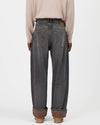 Rawdy A Relaxed Fit Tapered Denim Brown