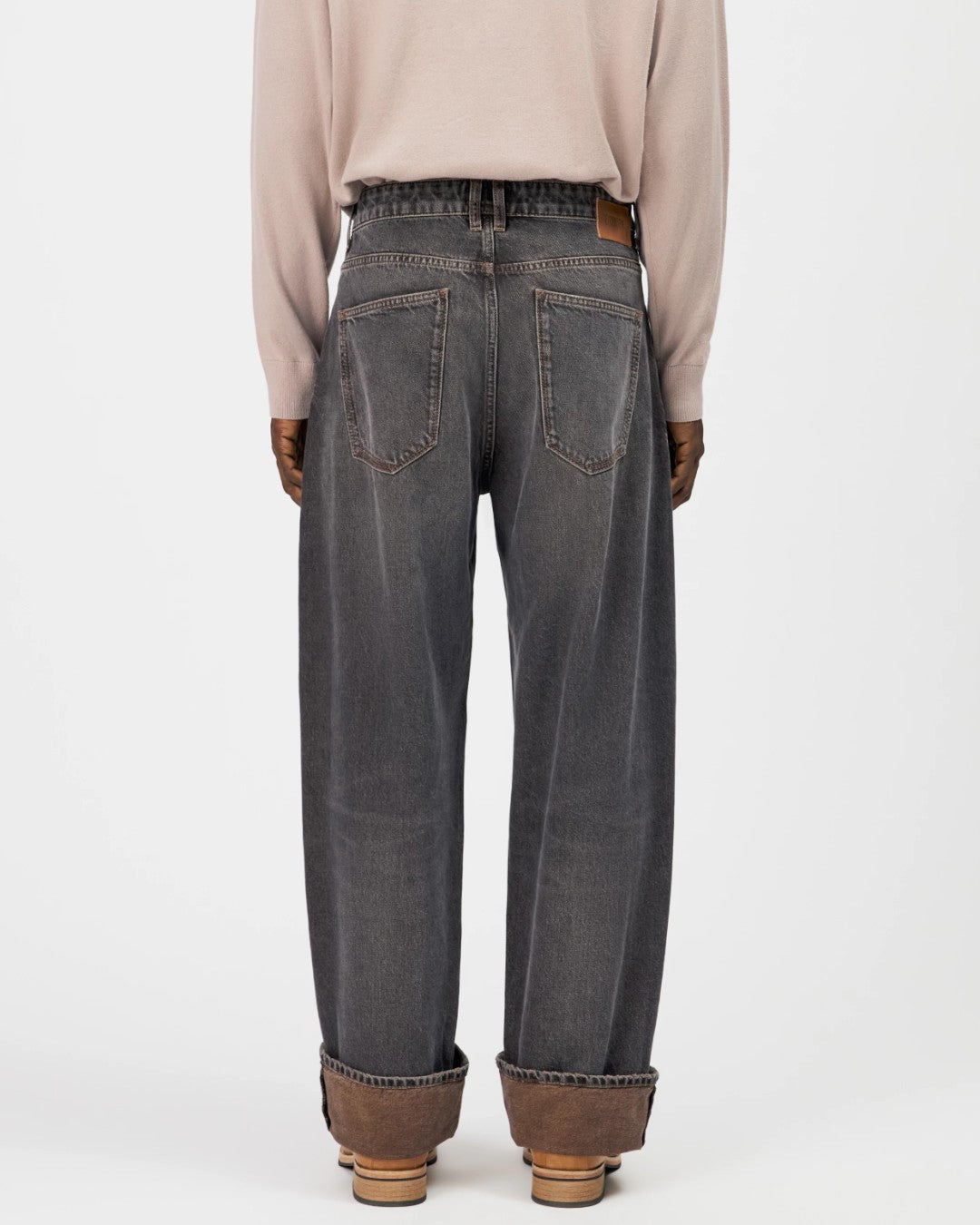 Rawdy A Relaxed Fit Tapered Denim Brown